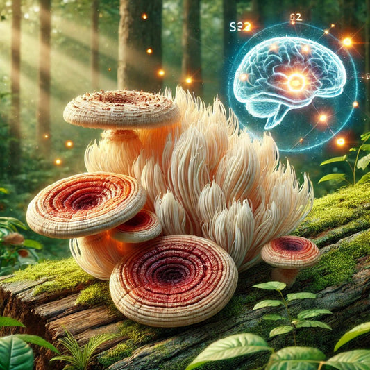 How Lion’s Mane and Reishi Mushrooms Support Brain Health