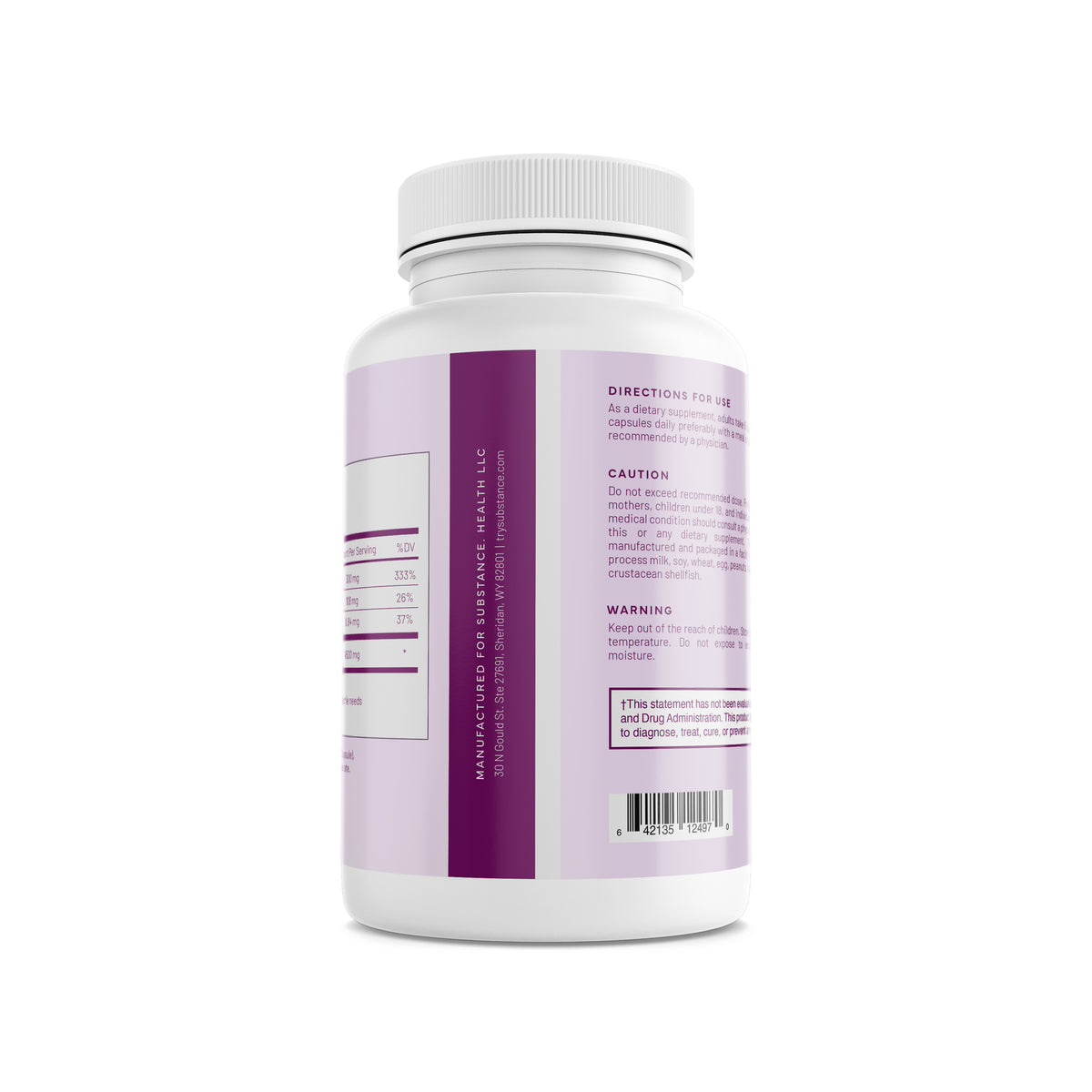 Superfood - Beetroot bottle side label