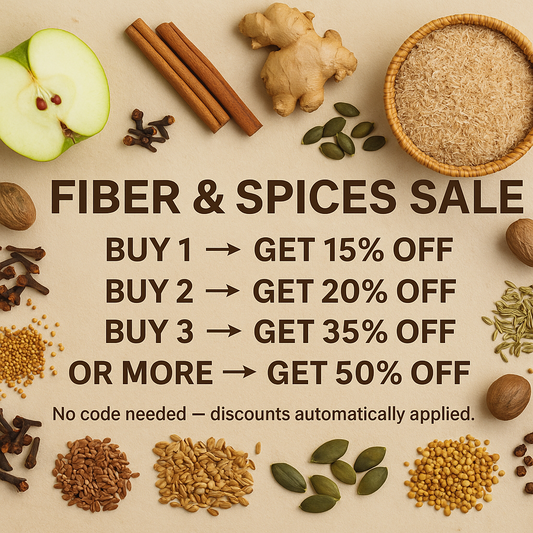 The Daily Benefits of Fiber & Spices: A Natural Path to Better Health