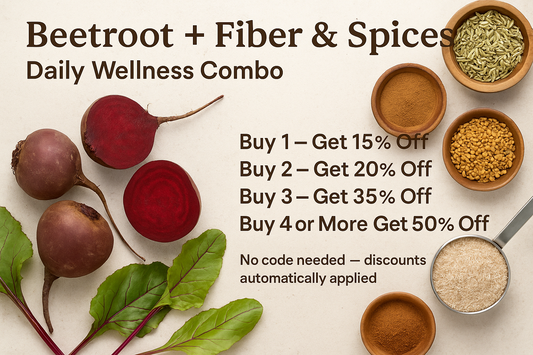 The Daily Benefits of Beetroot and Fiber & Spices Together