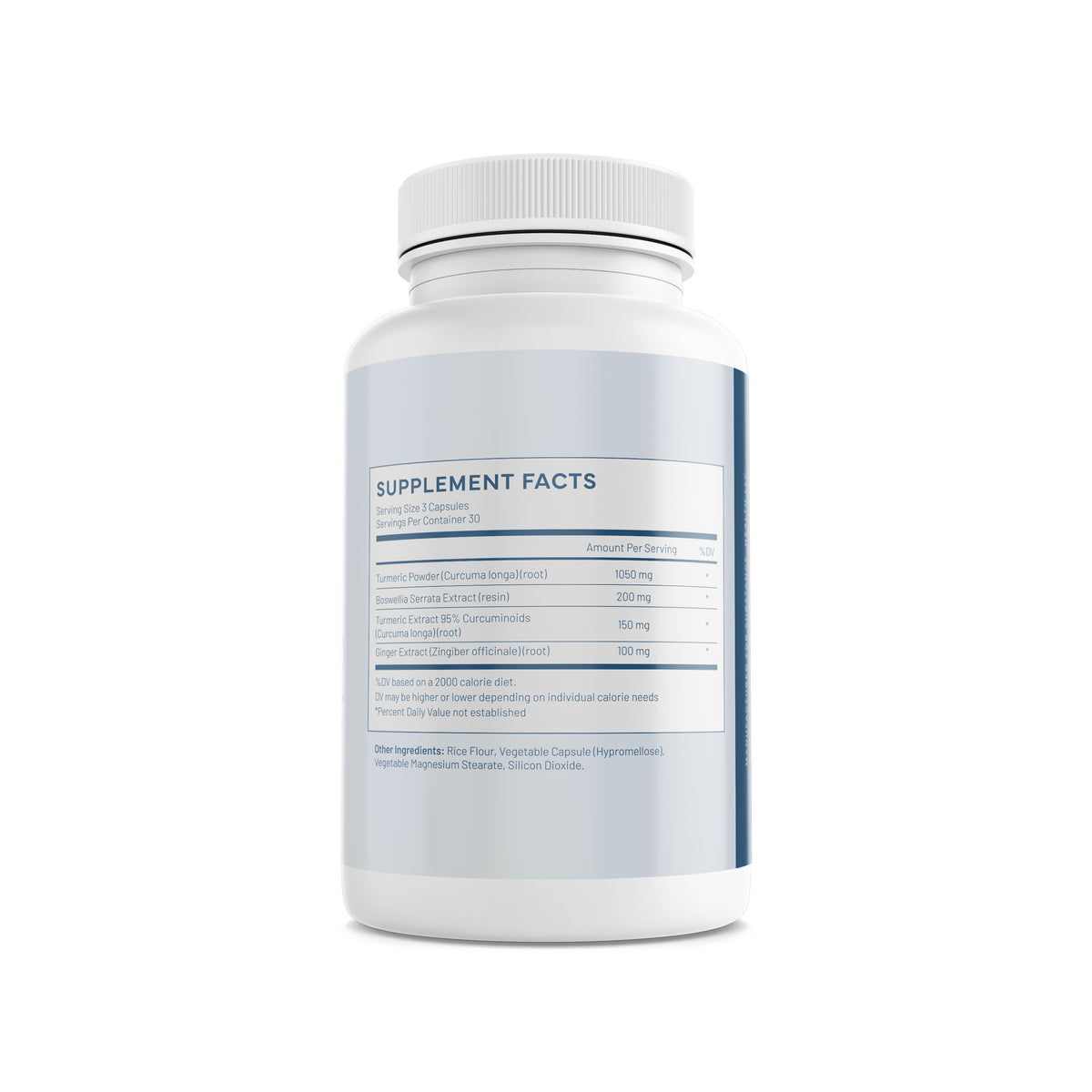 Comfort - Nature's Relief supplement facts label